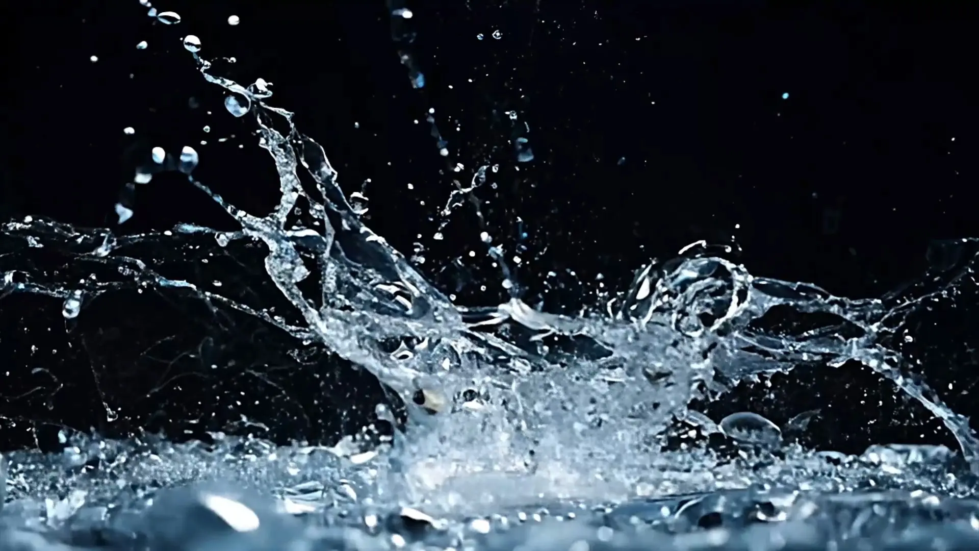 Realistic Water Splash Transition for Logo Animation